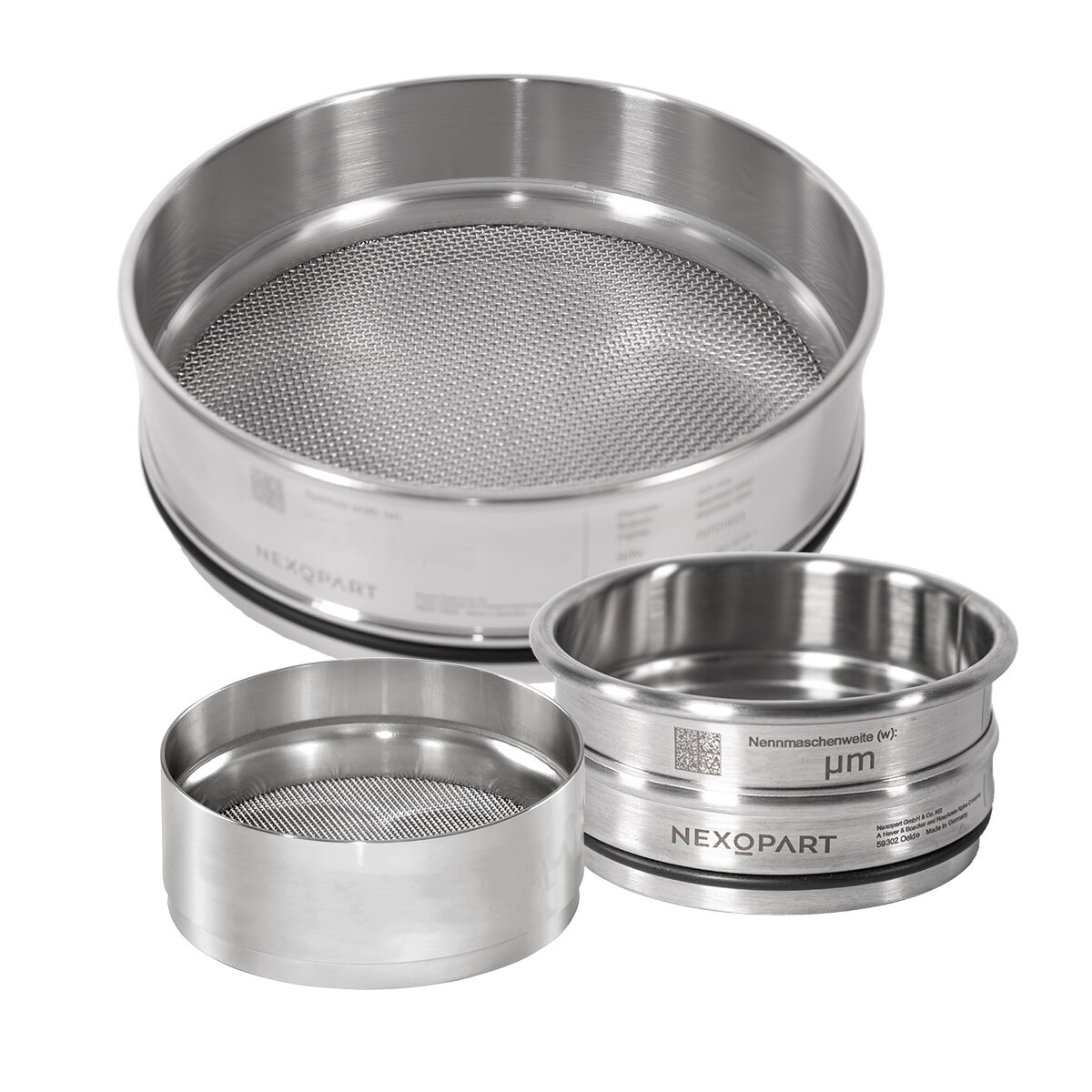 NEXOPART Test sieves for vibration test sieve shakers